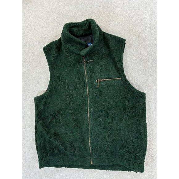 Pendleton‎ Sherpa Fleece Winter Jacket Vest (Men's Medium) Green - Picture 1 of 9